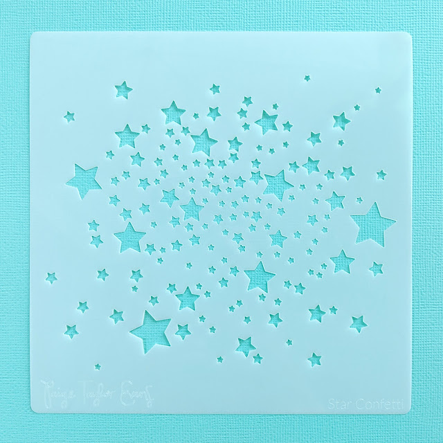 Paige Taylor Evans - Stencils - Star Confetti